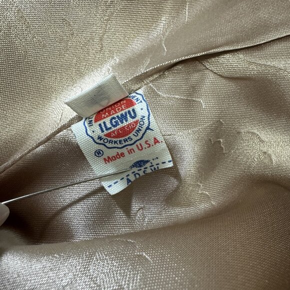 Grandella II Faux Fur Coat Union Label Made in USA Size 16 Vintage 1970s - Picture 10 of 12